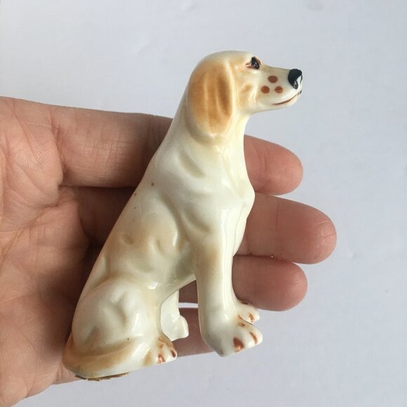 Vintage Dog Figurine Statue - White Standard or Mini Miniature Poodle - Picture 3 of 10